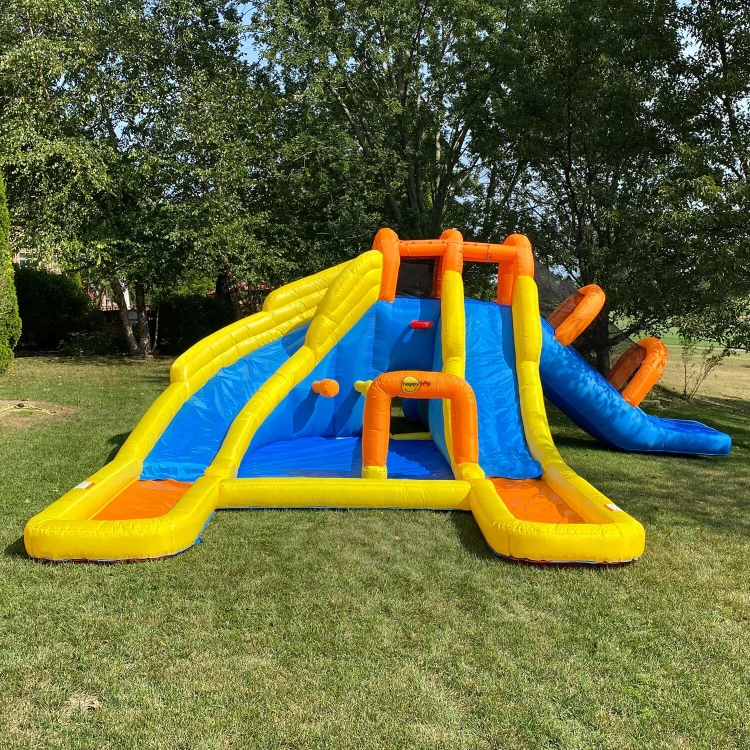 Şişme Aqua Oyun Parkı Islak ve Kuru Su Kaydırağı - görsel 4