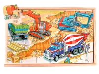 İş Makineleri Temalı Puzzle Seti 4'lü - görsel 2