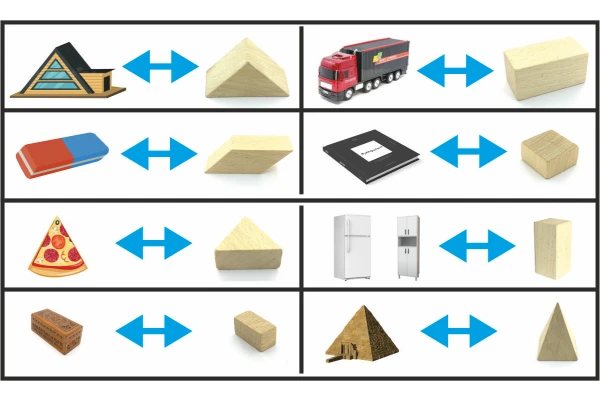 Ahşap Geometrik Cisimler Seti - görsel 2