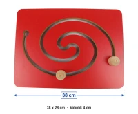 Helezonik Kanal Çalışma Tahtası ölçüleri: genişlik 38 cm, derinlik 28 cm