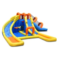 Şişme Aqua Oyun Parkı Islak ve Kuru Su Kaydırağı - görsel 2