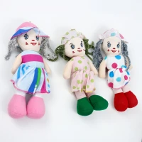 Elbiseli Peluş Bez Bebek - görsel 3