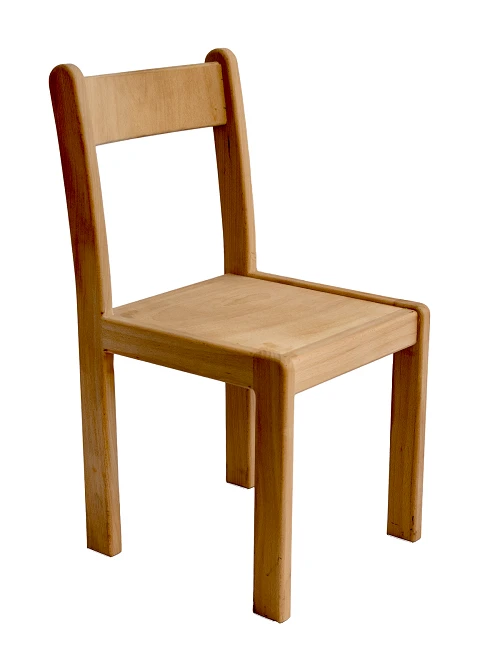 Kayın Ahşap Naturel Sandalye 32 cm - görsel 2