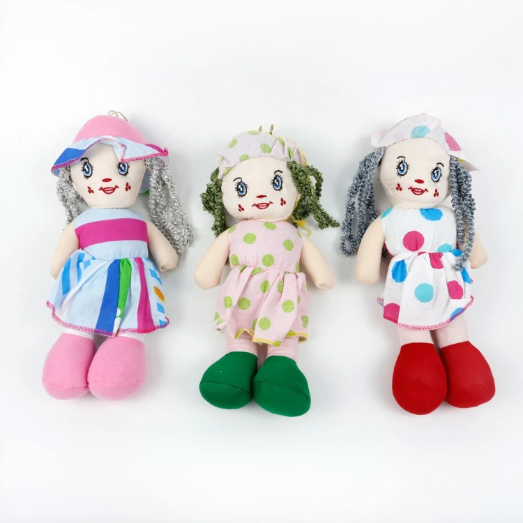 Elbiseli Peluş Bez Bebek - görsel 2