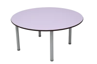 Metal Ayaklı Daire Masa 120 cm - görsel 3