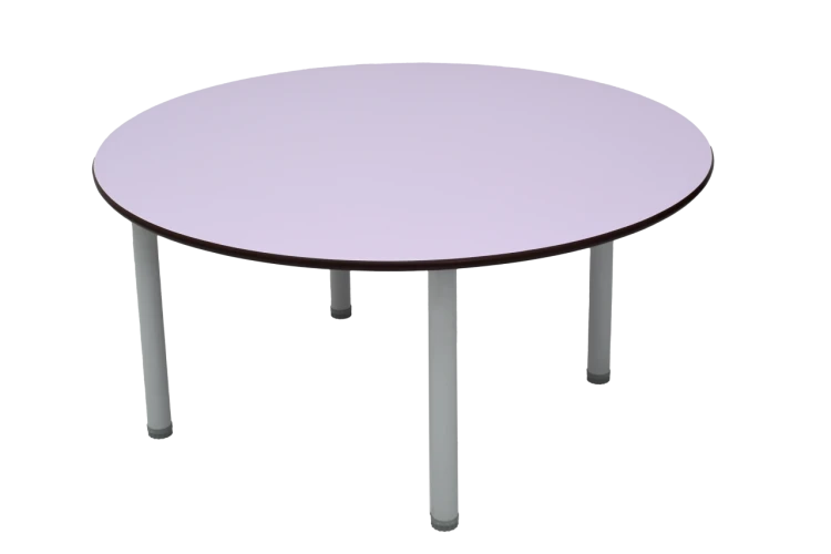 Metal Ayaklı Daire Masa 120 cm - görsel 3