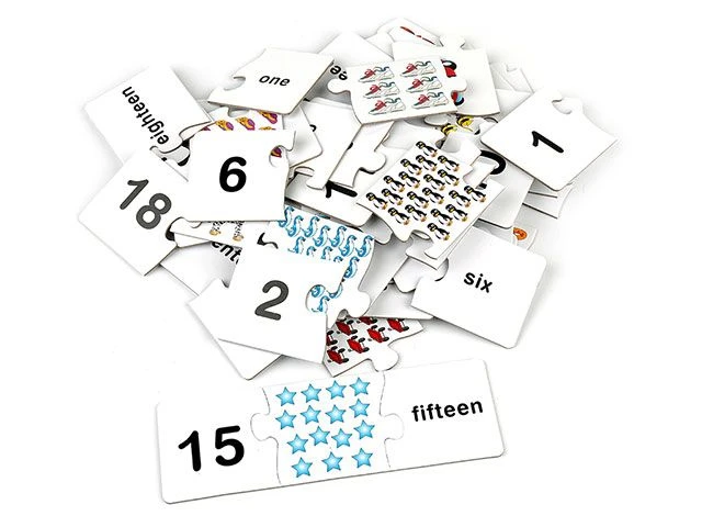 Sayı Eşleştirme Puzzle Kartları - görsel 2