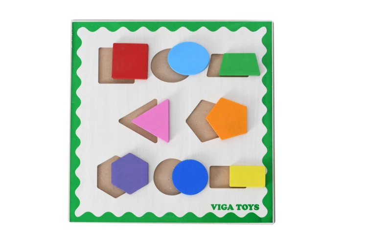 Ahşap 3 Boyutlu Geometrik Şekil Tablası 30x30 cm - görsel 2