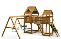 İki Kuleli Salıncaklı Oyun Parkı 8x5 m - görsel 2