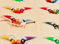 30X30 Ahşap Renklerin Oluşumu Puzzle – açılı görünüm