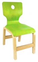 Renkli Papel Ahşap Sandalye 32 cm - görsel 4