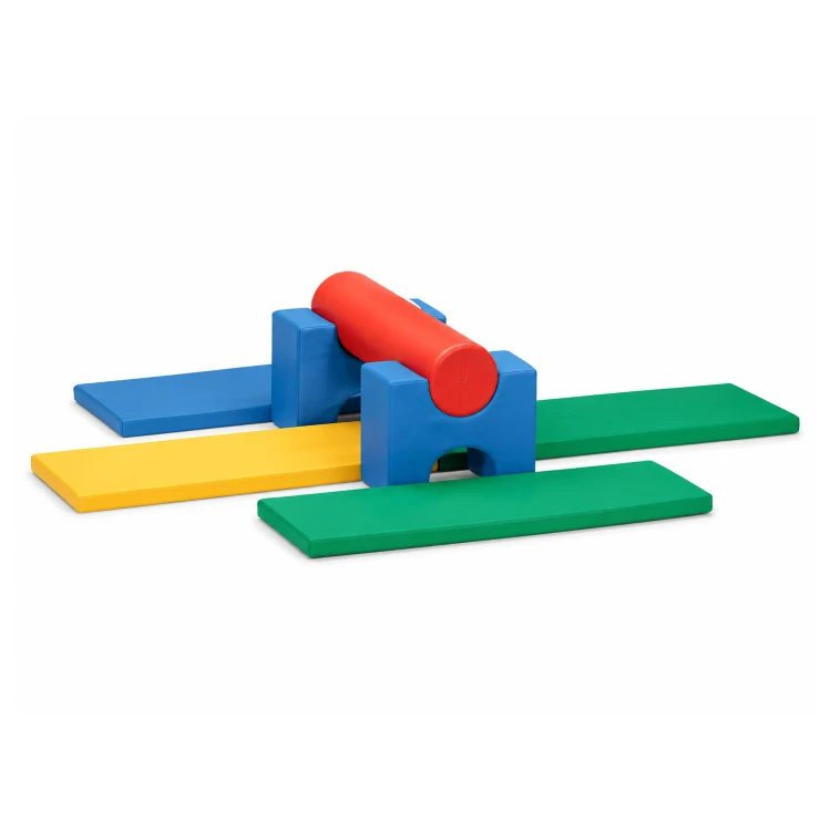 Üst Silindirli Minder Geçit Sünger Parkur Seti 240X240XH75 - görsel 3