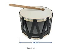 Askılı Davul 35 cm ölçüleri: çap 35 cm