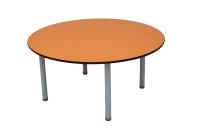 Metal Ayaklı Daire Masa 120 cm - görsel 5