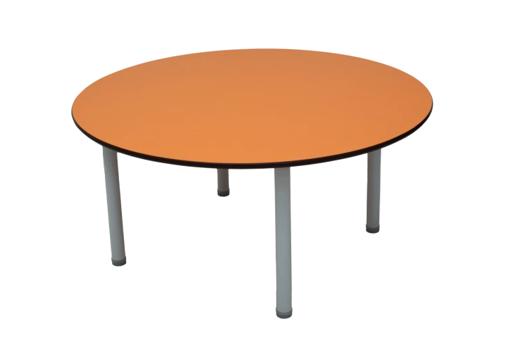 Metal Ayaklı Daire Masa 120 cm - görsel 5