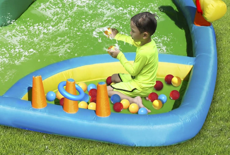 Şişme Tropik Su Parkı 7’si 1 Arada 430x375x205 cm - görsel 4