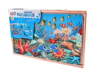 Okyanus Temalı Puzzle Seti 4x24 Parça Ahşap Kutulu - görsel 3