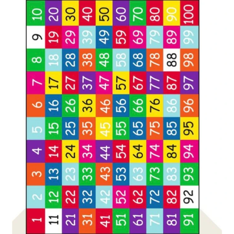 Sayılar Desenli Anaokulu Sınıf  Halısı 200_290 cm