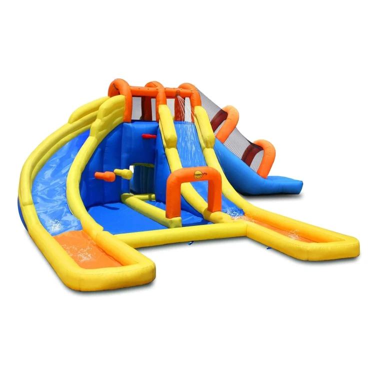 Şişme Aqua Oyun Parkı Islak ve Kuru Su Kaydırağı - görsel 8