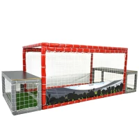 Çocuk Futbol Sahası 235x90x75 – yandan görünüm
