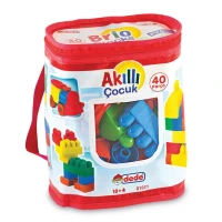 Çantalı Yapı Blokları 40 Parça - görsel 2