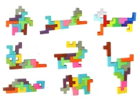 Penta Ahşap Pentomino Bulmaca Oyunu - görsel 2