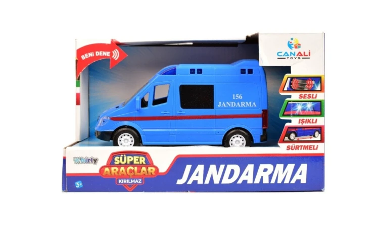 Sesli Kırılmaz Oyuncak Jandarma Aracı - görsel 2