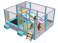 Rollerli Top Havuzu Oyun Parkı 400x400x200 cm - görsel 3