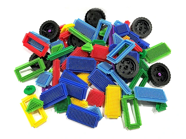 Kaktüs Tırtıklı Blok Seti 100 Parça - görsel 3