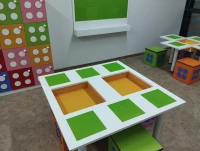 Bölmeli Aktivite Masası Seti 85x115x55 cm - görsel 2