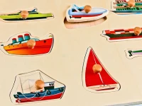 30X30 Ahşap Deniz Taşıtları Puzzle – yandan görünüm
