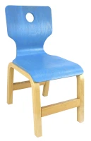 Renkli Papel Ahşap Sandalye 32 cm - görsel 3