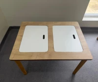 Çok Amaçlı Oyun Masası 2 Hazneli Kapaklı-2