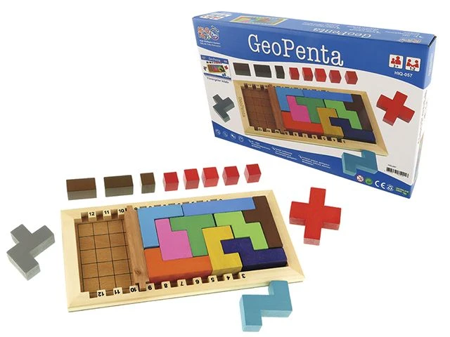Penta Ahşap Pentomino Bulmaca Oyunu - görsel 3